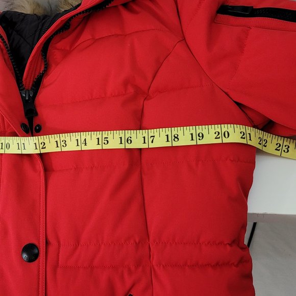 Guess Hooded Parka with Faux Fur Trim - Picture 8 of 11